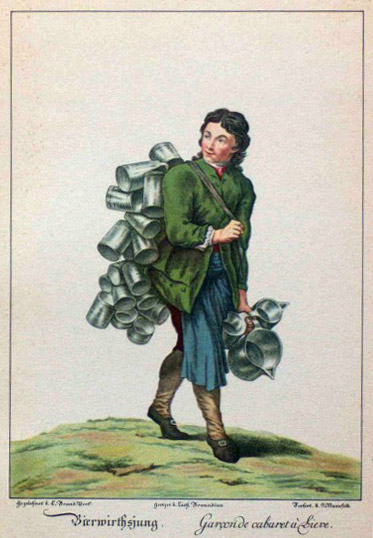 "Bierwirtsjung", Kupferstich 1775